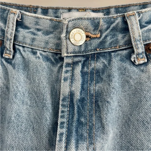 Zara TRF Ripped wide leg jeans size 6 - Picture 12 of 13